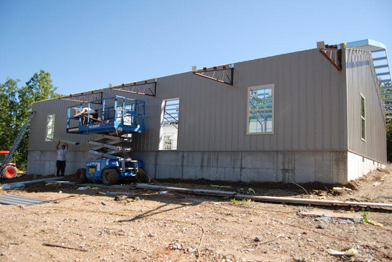 Prefabricated Industrial Steel Manufacturer Shed Building High Strength Sturctural Building Garage