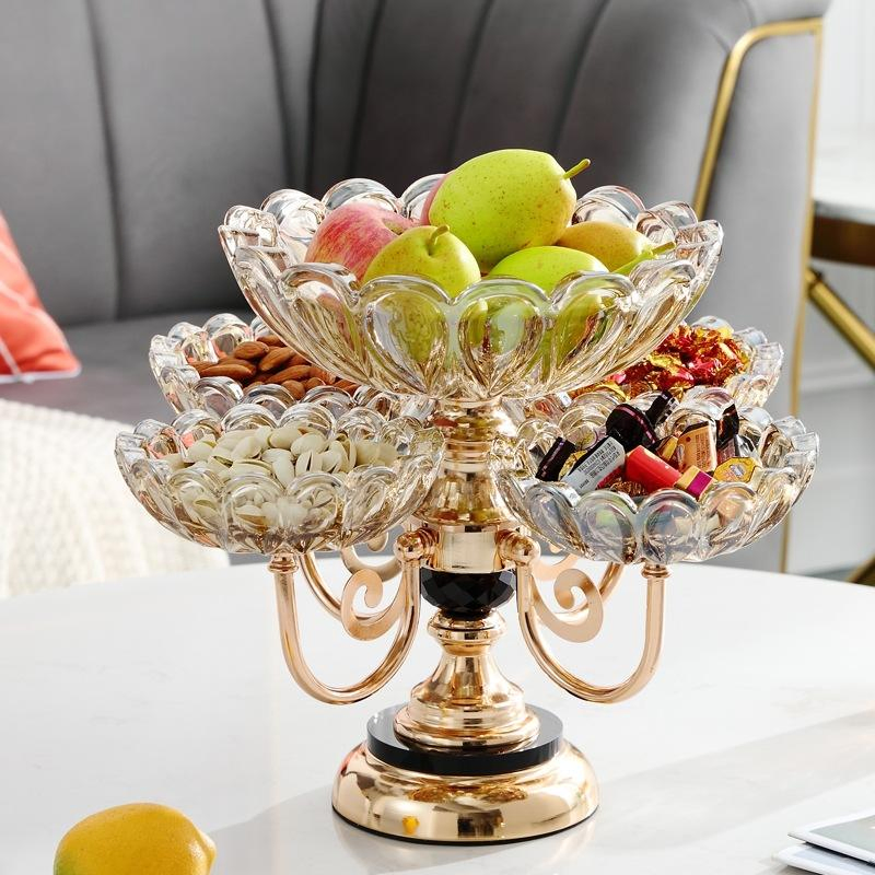 Elegant Modern Decor Tray for Stylish Glass Fruit Display
