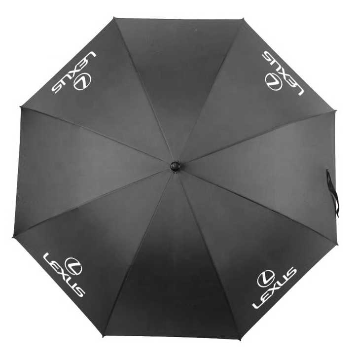 Print Logo Promotional Pongee Travel Windproof Umbrella For Gift With Logo Printing