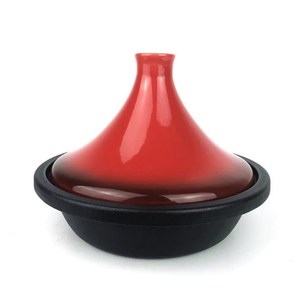 Чугунная кастрюля-казан утолщенная 2 л