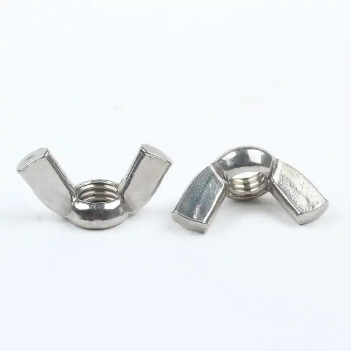 White Zinc Plated Carbon Steel Butterfly Wing Nut for Auto Part
