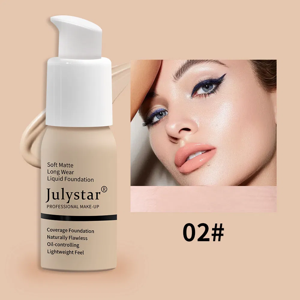 Make -up Moisturizing Foundation Foundation European and American Waterproof Long -Lasting Makeup and Obscure Liquid Foundation Liquid Beauty Wholesale