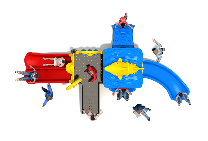 Interactive Multi-Age Kids Slide Playset by Huadong - Model HD18-006A