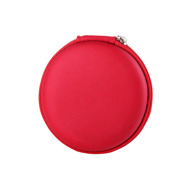 Чехол для наушников EVA, черный, с молнией