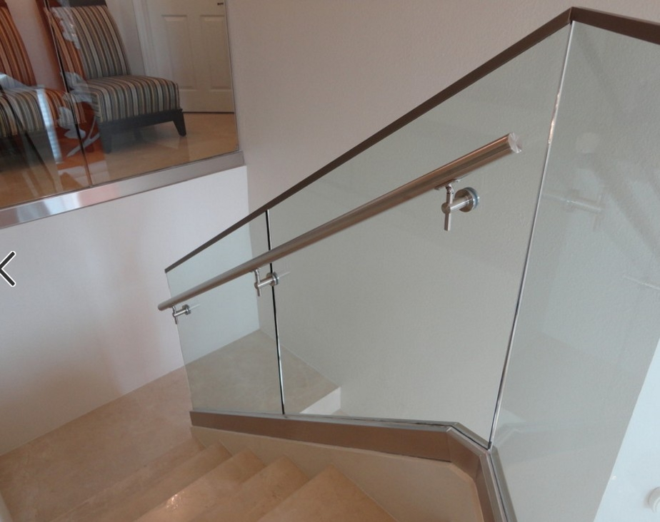 Staircase Glass Hardware Accessories Stainless Steel Adjustable Handrail Bracket