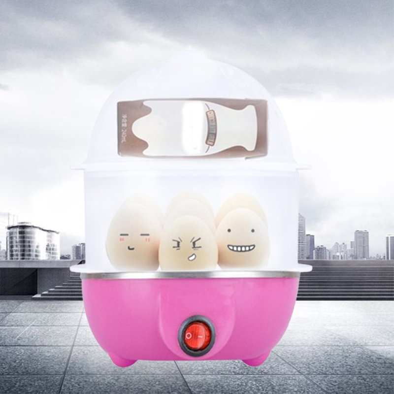 Double Layer Household Egg Steamer and Poacher Kitchen Tool