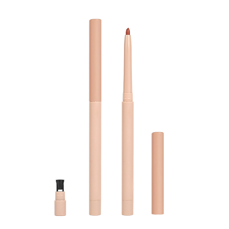 Makeup Pigmented Vegan Retractable Creamy Soft Touch Auto Lip Liner Lipliner Pencil