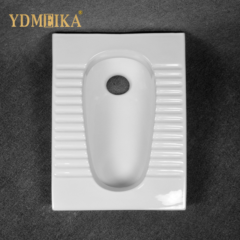 Cheap Price and Good Quality White Wc Squatting Pan Ceramic Squat Pans Non-Slip Squat Toilet