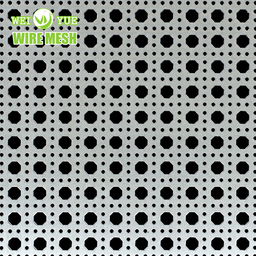 Hot Sale Stainless Steel Perforated Metal Mesh Screen Punched Round Hole Sheet