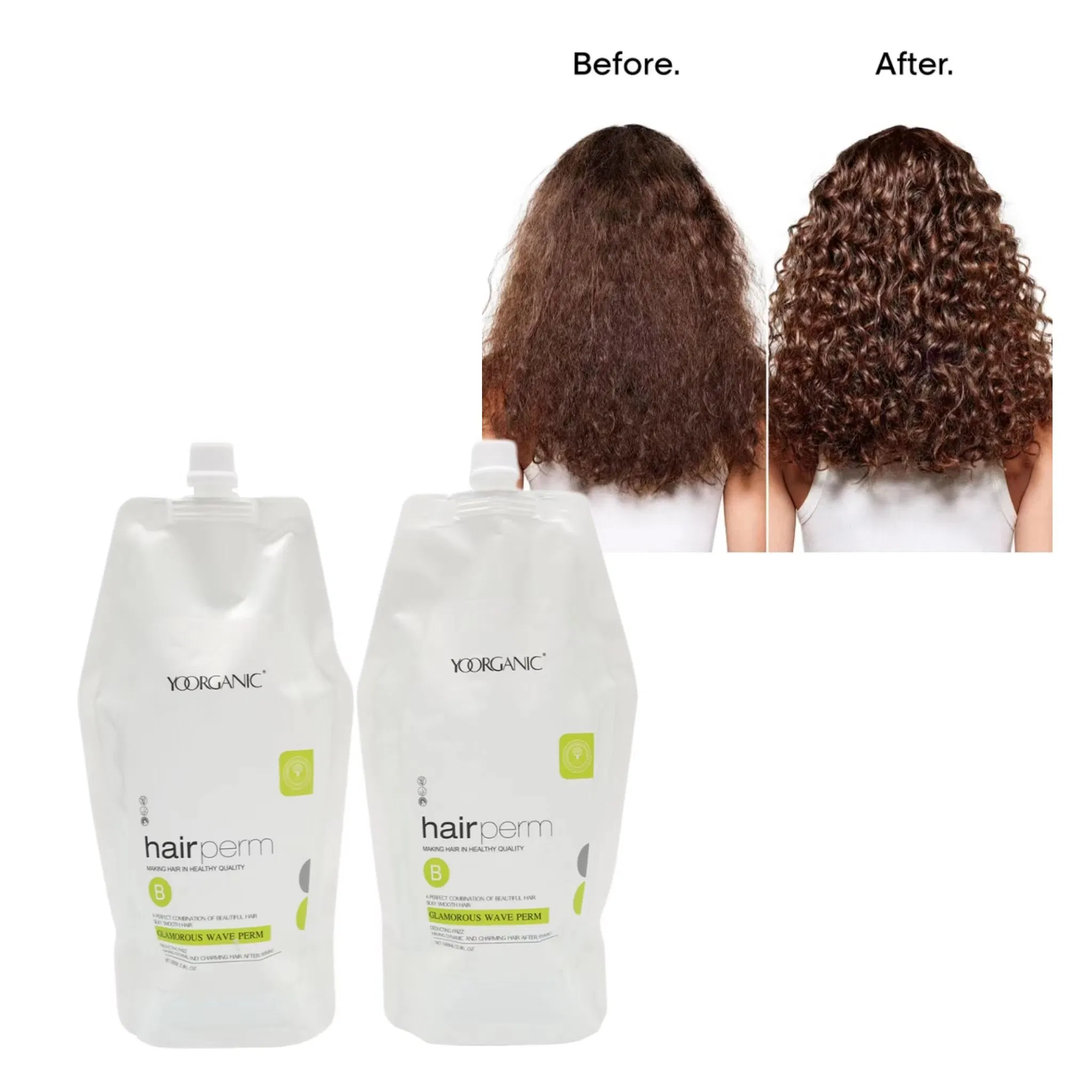 No Irritation Hair Permanent Curl Perm Lotion Hair Curling for Salon Use Hair Glamorous Wave Perm