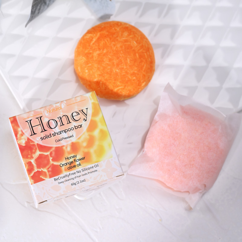 Beauty Cosmetics Skin Care Exfoliating and Whitening Natural Honey Solid Shampoo Soap