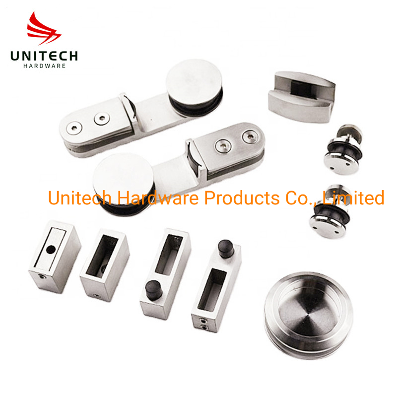 Frameless Bathroom Glass Sliding Door Roller Wheels and Fitting Hardware Accessory