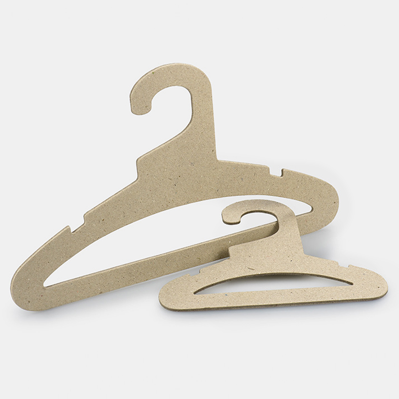 Factory Custom Design Boutique Paper Clothing Hangers Eco-Friendly Cardboard Pants Hanger