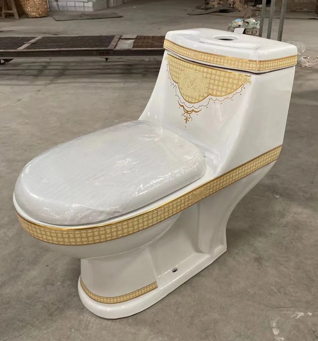 Victory Logo Cheap Price One Piece Ceramic Toilet with Big Outlet Hole