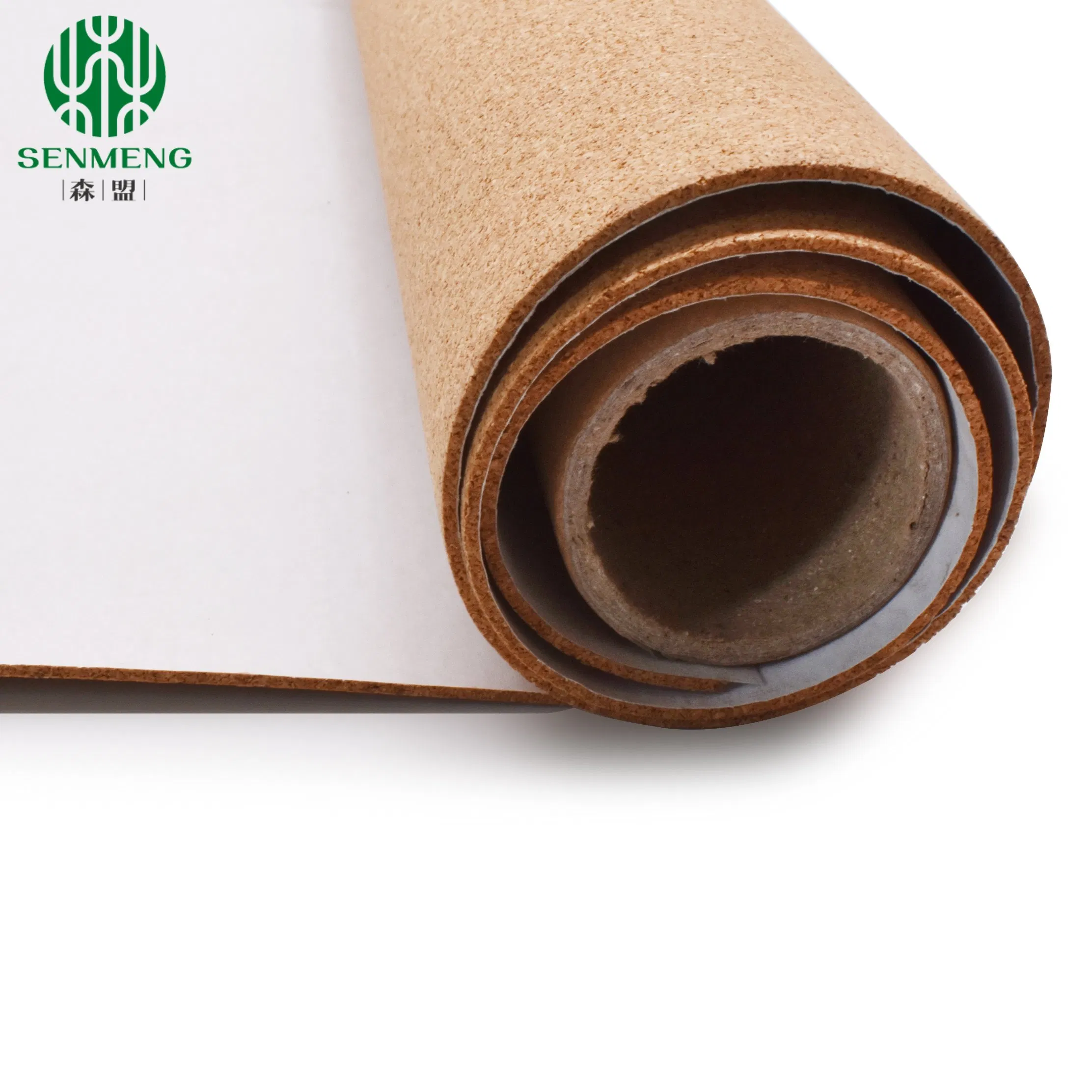 Custom 0.8-12mm Roll Cork Self-Adhesive Floor Adhesive Cork Roll