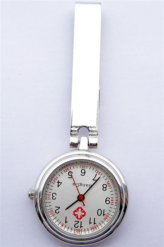 Customized Metal Fob Brooch Pin Nurse Pocket Doctor Watch