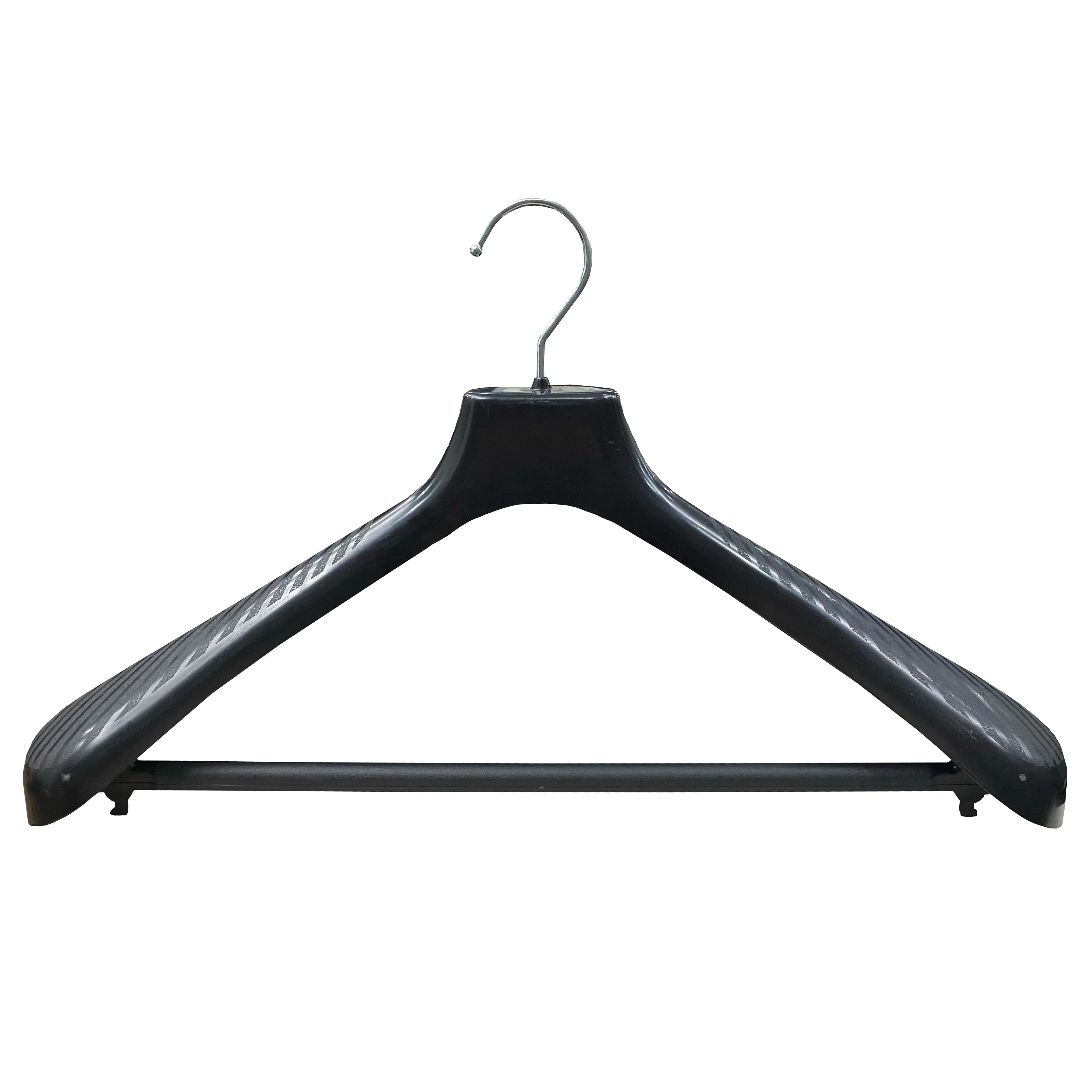 Jacket Hanger Coat Hanger with Pant Bar Wide Shoulder for Man and Woman
