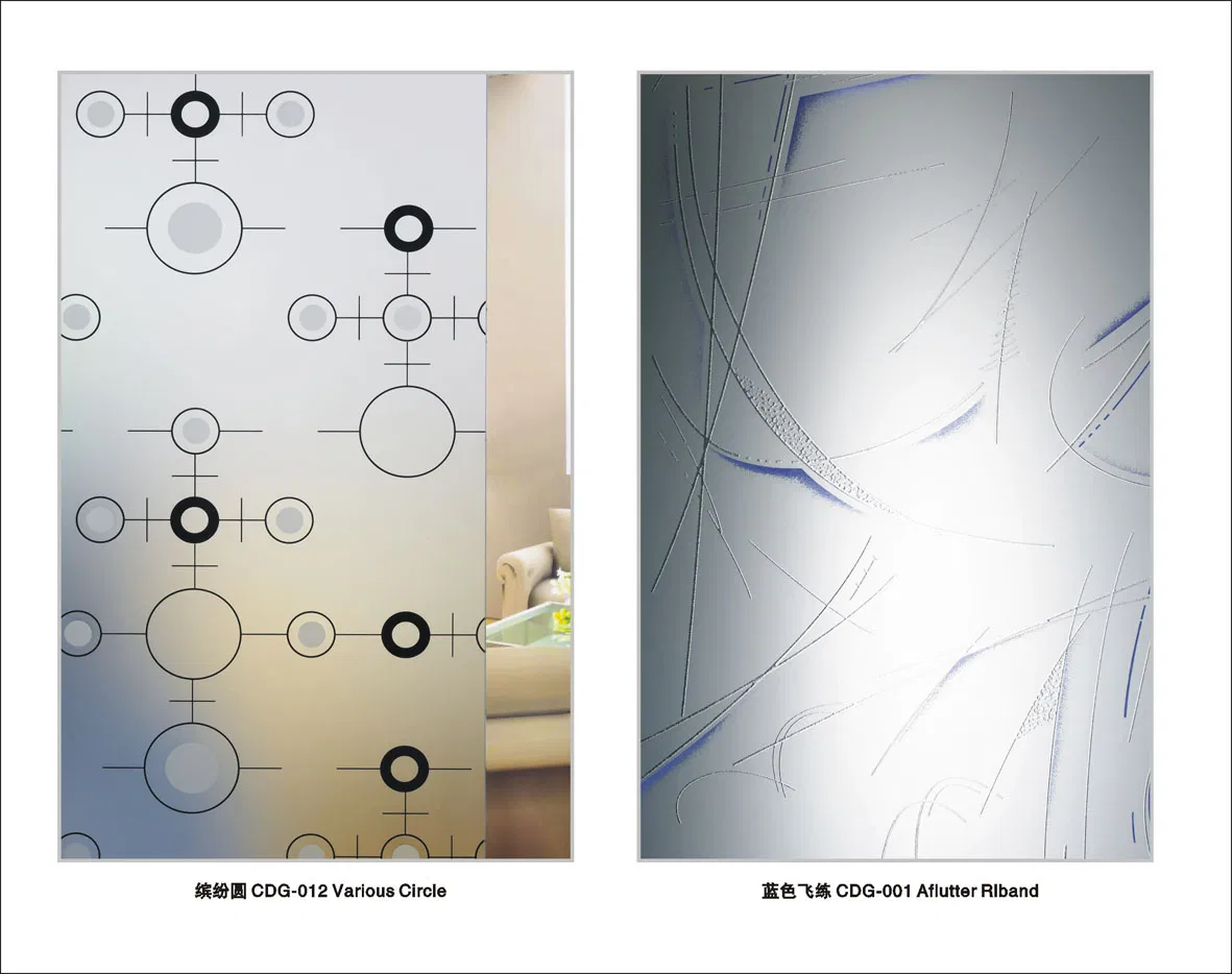 Decoration Glass / Kitchen Glass /Acid Etched Glass