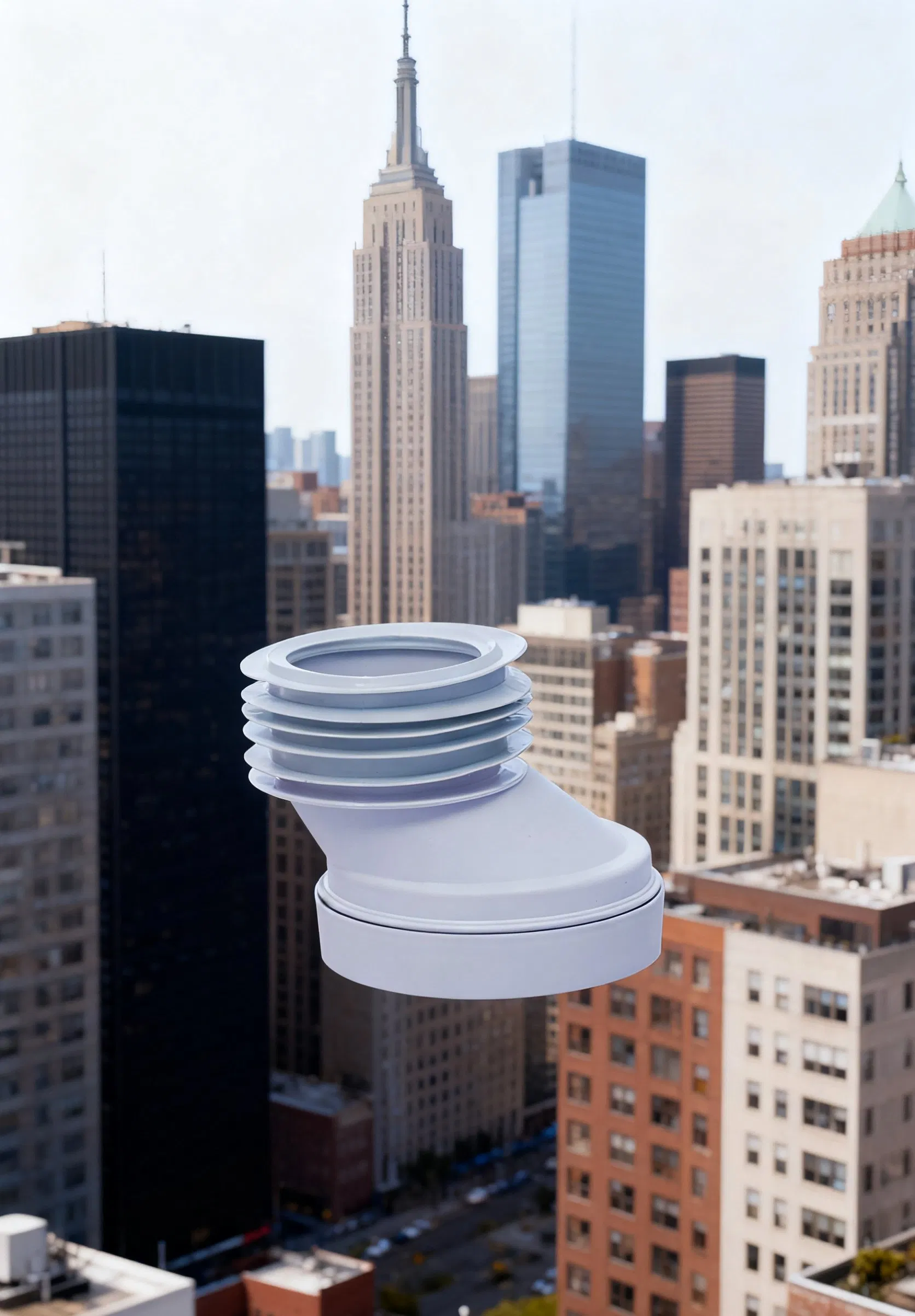High-Quality White PP Pan Connector - Leak-Proof Durable Plumbing Fitting for Waste Water Pipes