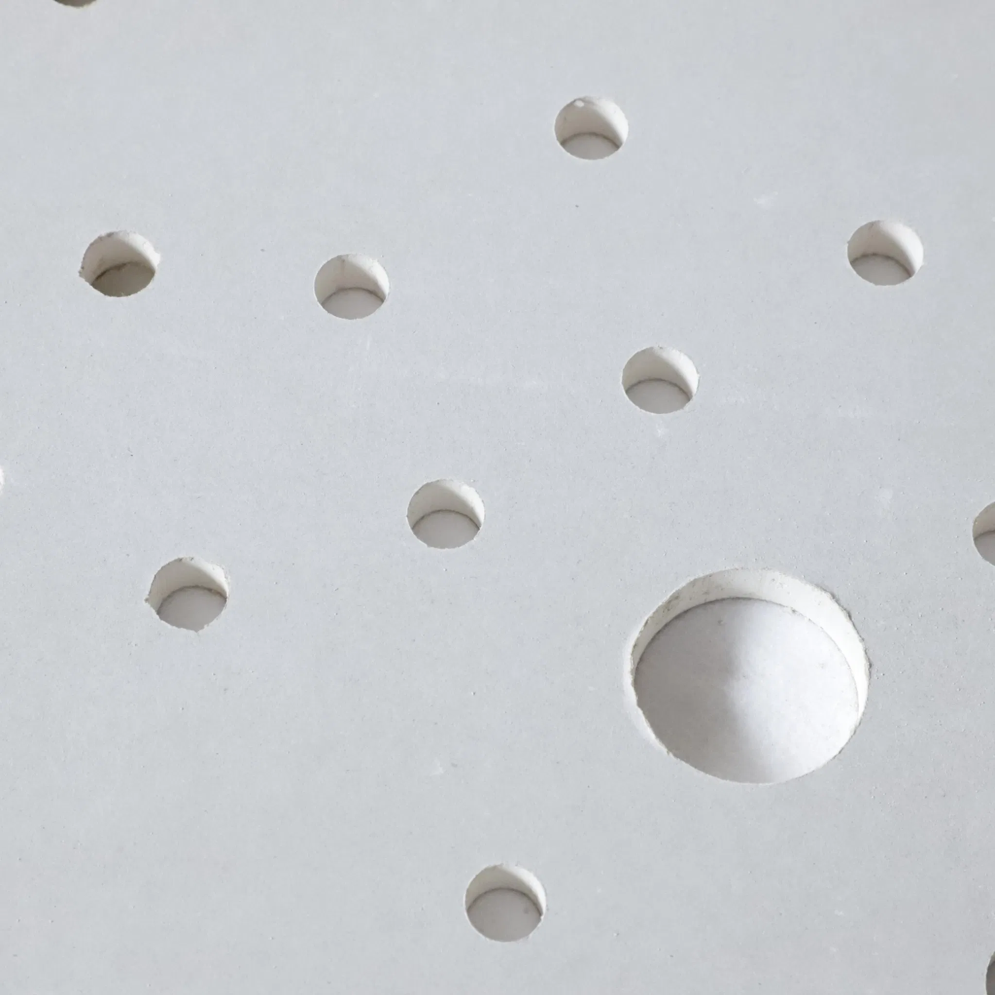 Contemporary PVC Faced Gypsum Board Featuring Creative Perforation Styles