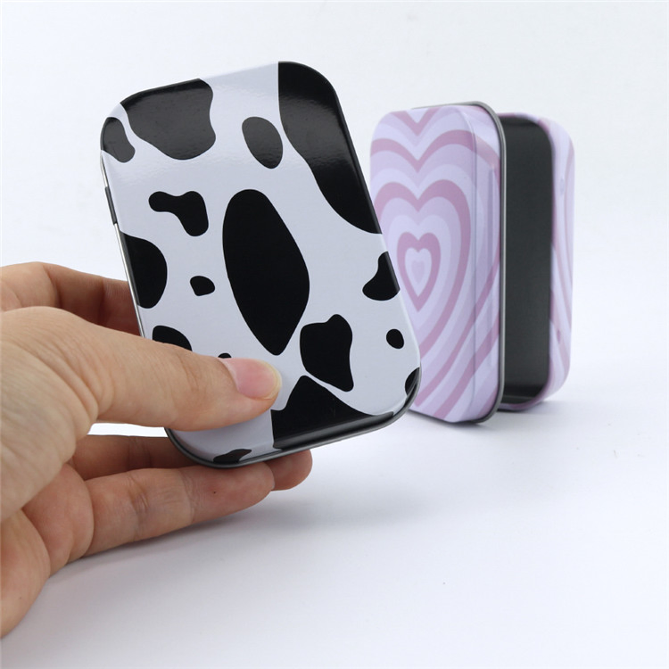 Wholesale Customization Logo Pattern Metal Storage Container Tin Iron Box - Full Body Printing Effect