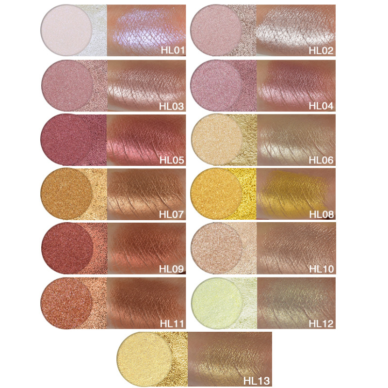 Vegan Makeup Glow Face Illuminating Makeup Highlighter Powder Pressed Highlighter