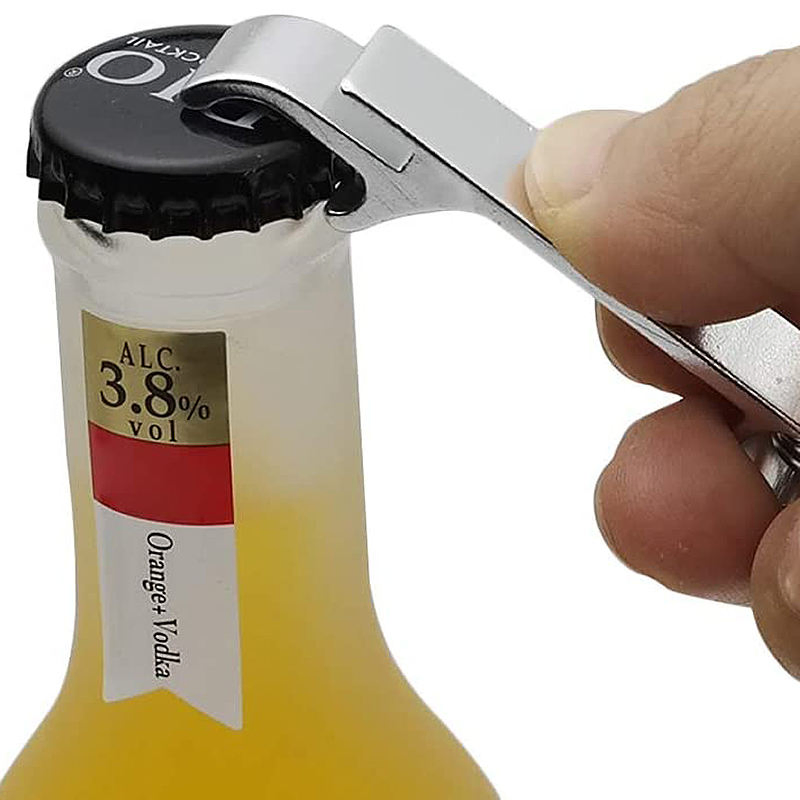 Customized Destapadores De Cerveza Metal Aluminum Beer Bottle Opener Keychain with Your Logo Custom Keychain Bottle Opener