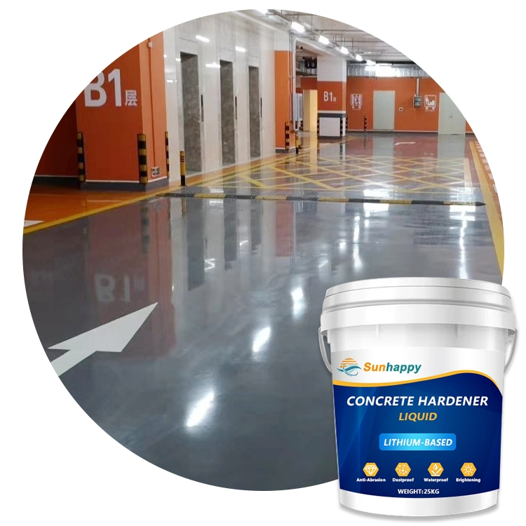 Wholesale Garage Concrete Hardener Good Penetration/Wear-Resistant Anti-Corrosion/Strong Adhesion Concrete Floor Curing Sealing