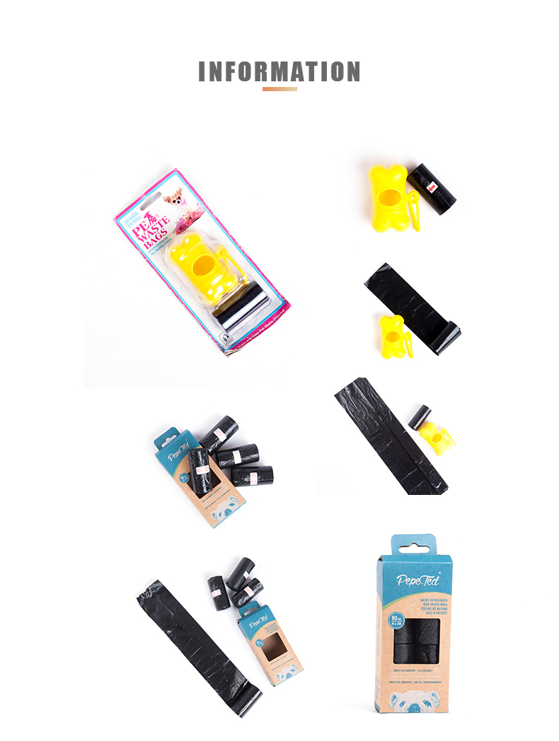 Wholesale Custom Print Logo Pet Dog Poop Bags Cheap Biodegradable Pet Waste Cleaning Poop Bags with Dispenser