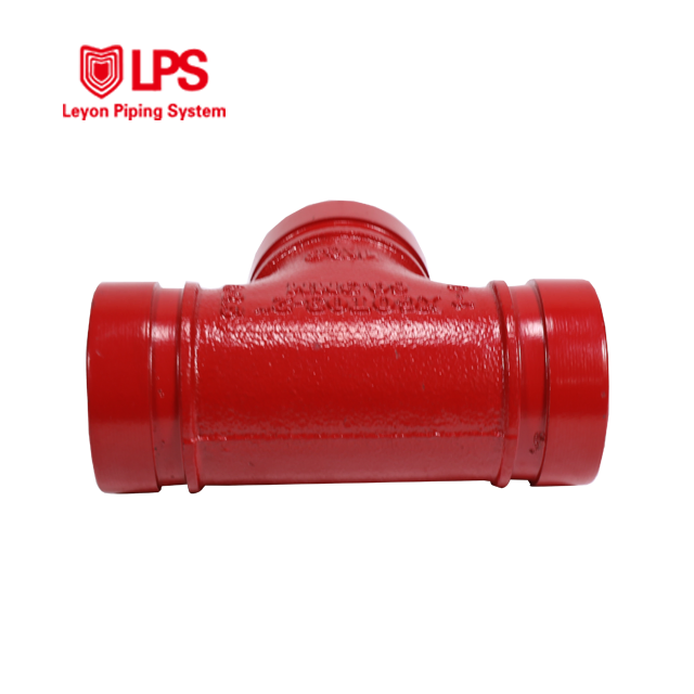 Leyon FM UL Fire Fighting Fire Sprinkler System Fire Protection Pipe Fitting Grooved Tee