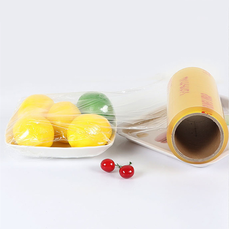 Wholesale Price 9mic * 35cm PVC Cling Film Wrapping Stretch Film Plastic Roll for Supermarket