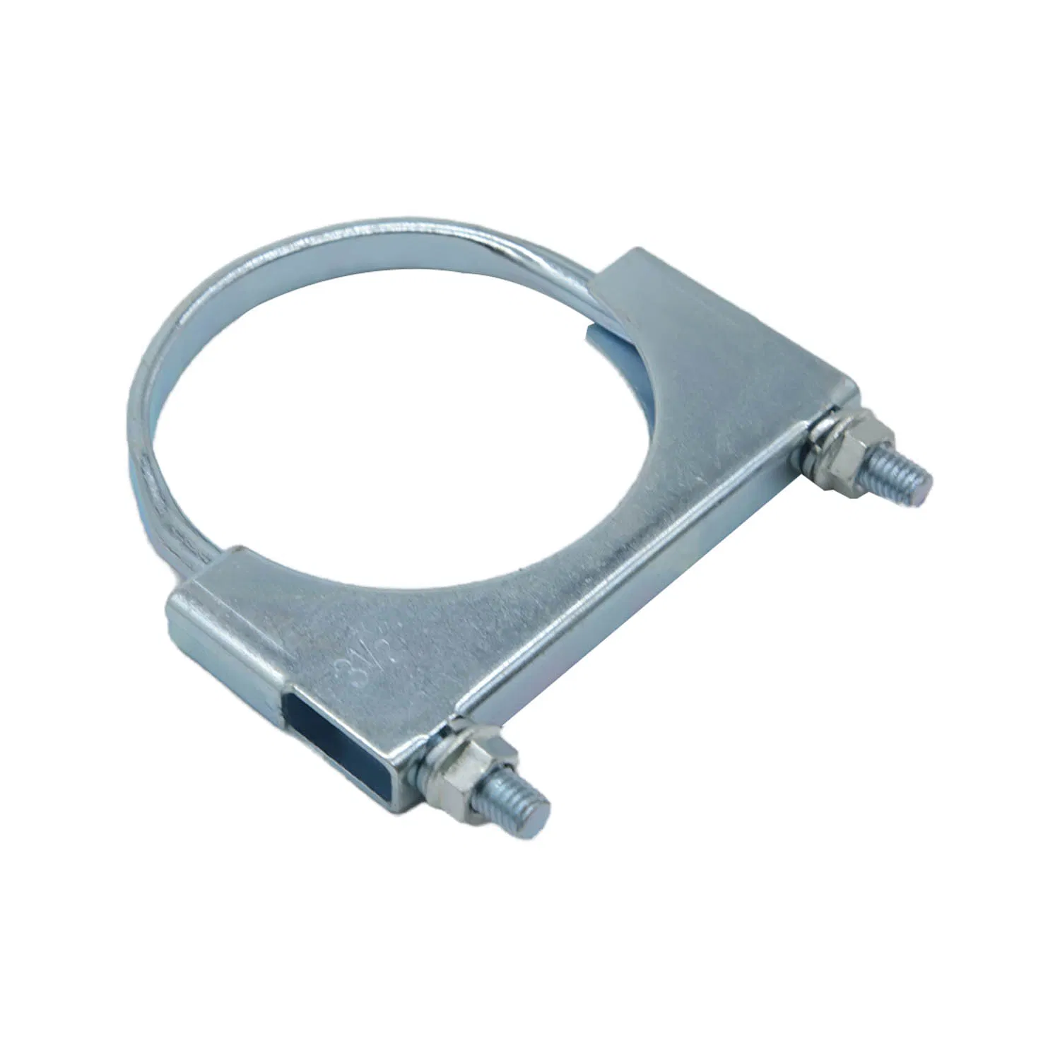 4-Inch Zinc-Plated U-Bolt Exhaust Pipe Clamp