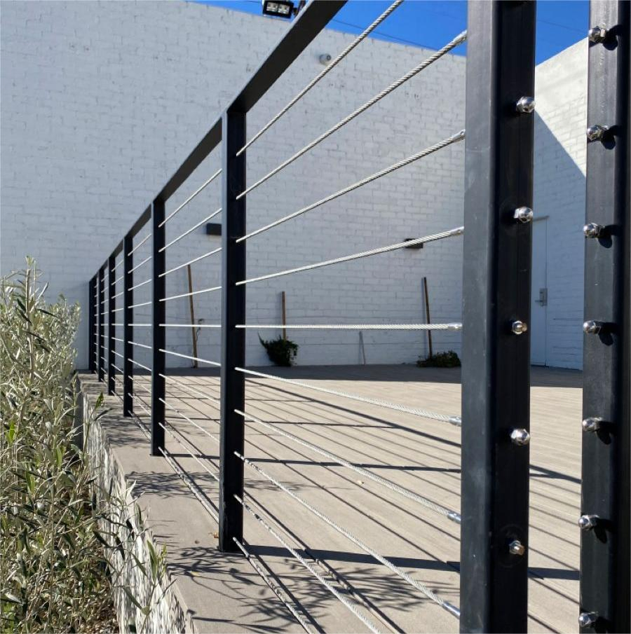 Heavy-Duty 304 Stainless Steel Wire Railing Corrosion Resistant with Sleek Mirror Finish for Balcony & Flooring Long Lifespan