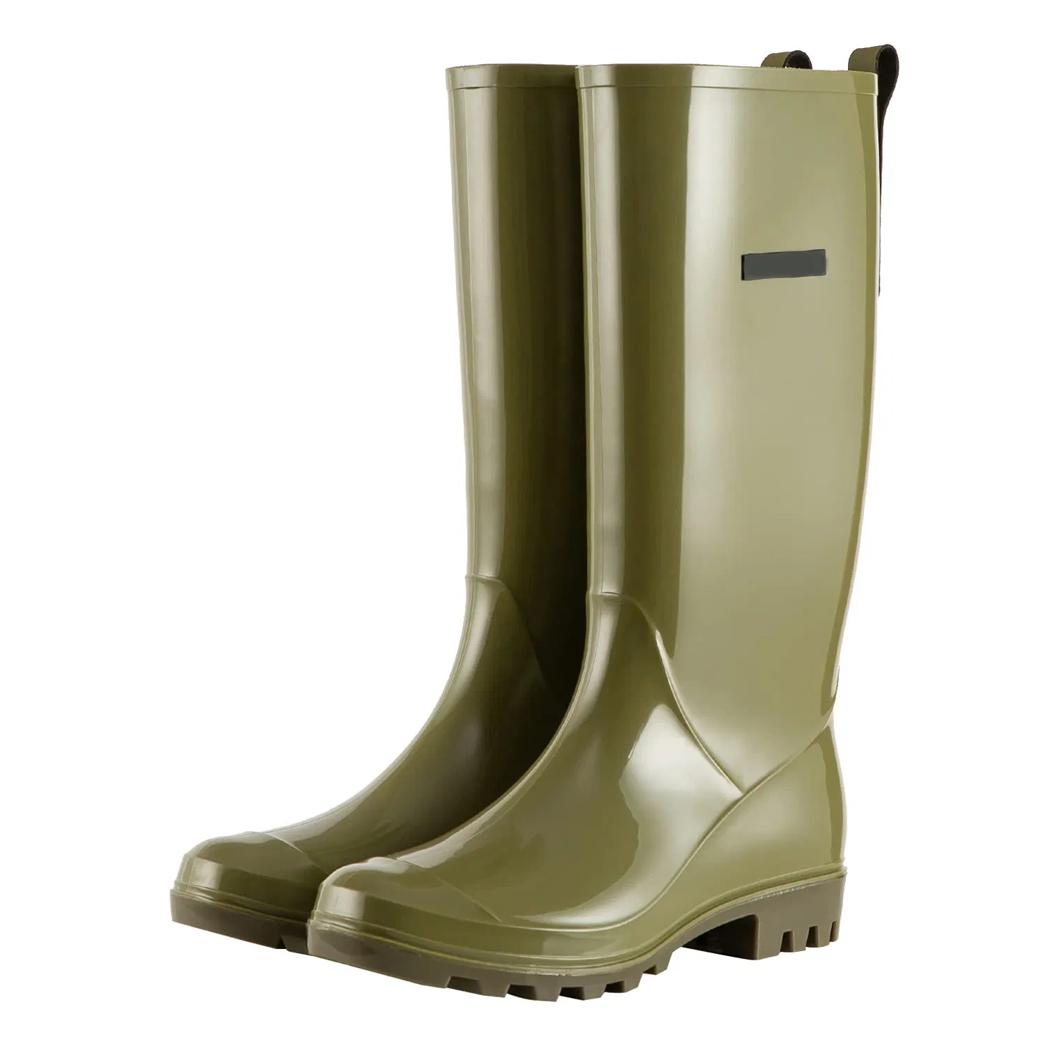 New Style Lace up Shoelace Waterproof Knee High PVC Rain Boots Clear PVC Boots