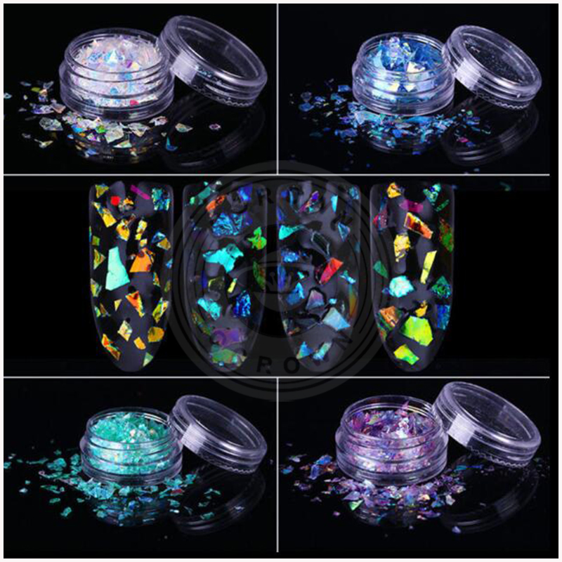 Starry Mystery Chameleon Shinning Flaky Form Nail Polish Glitter