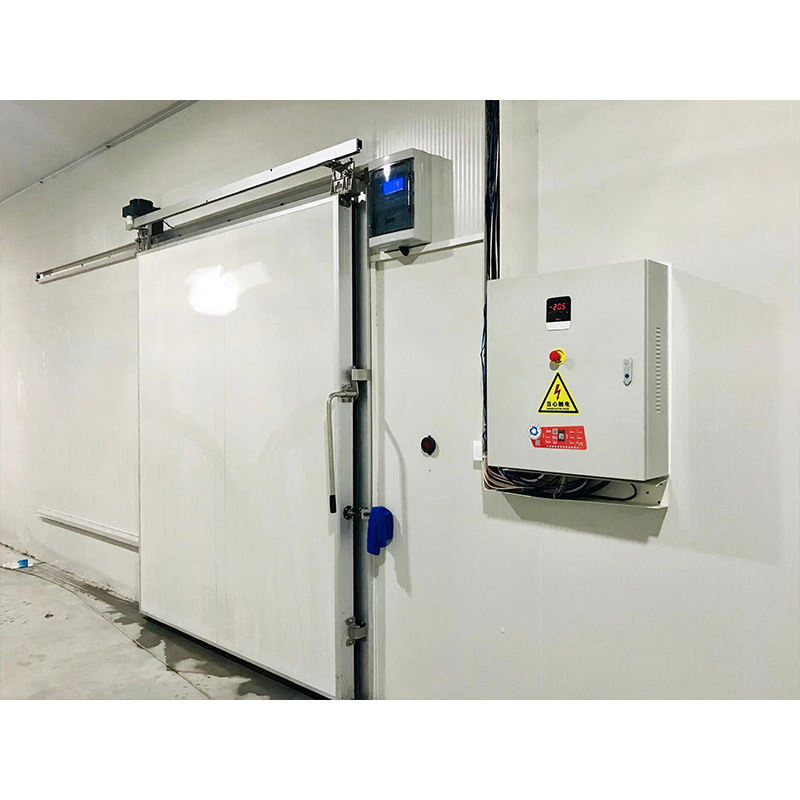 100/150mm Cold Room Door for Walk in Freezer Cooler, 1.5*2m Stainless Steel Sliding Door, Cold Room Sliding Door