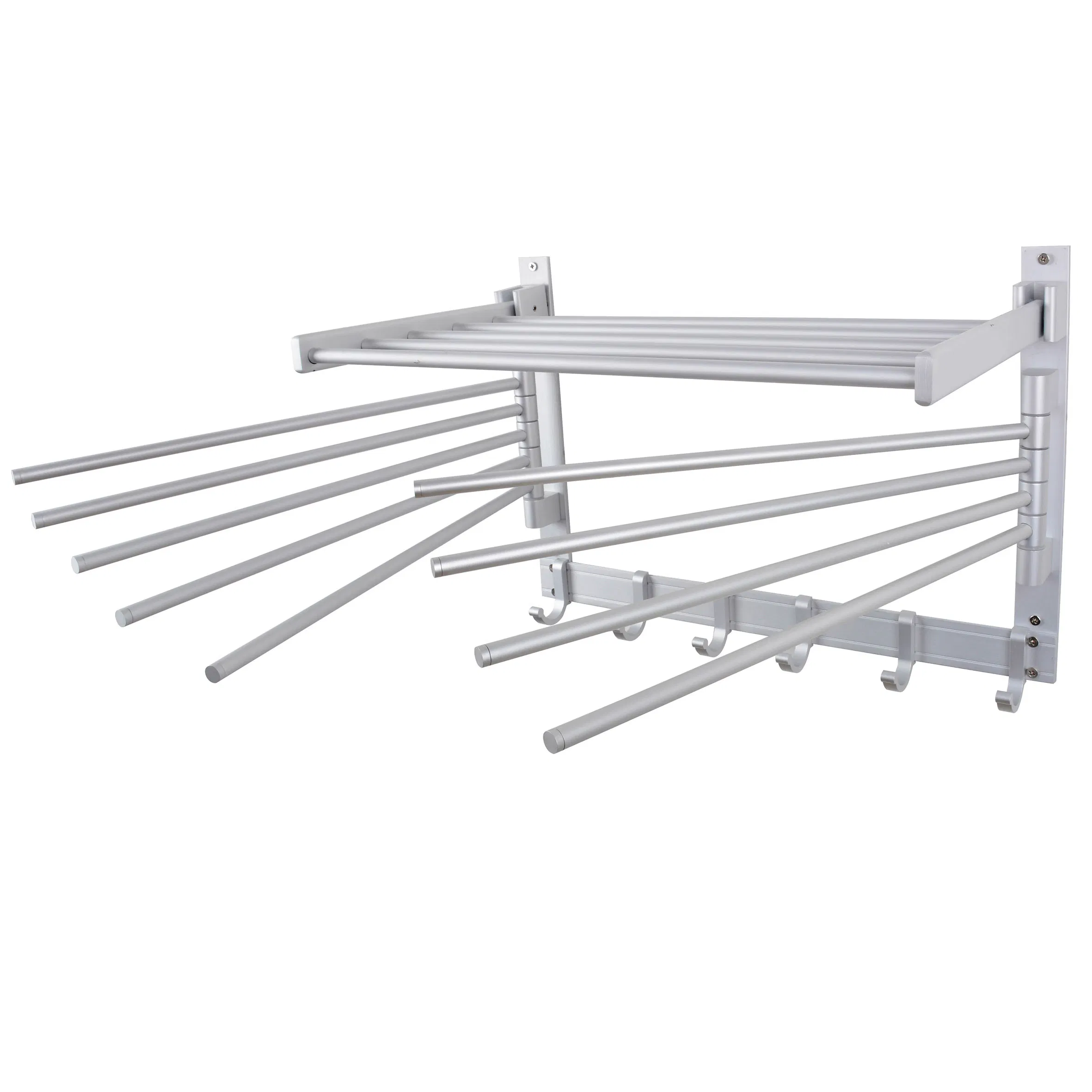 Factory Wholesale Wall Mounted High Quality Foldable Towel Organizer Rack 17inch