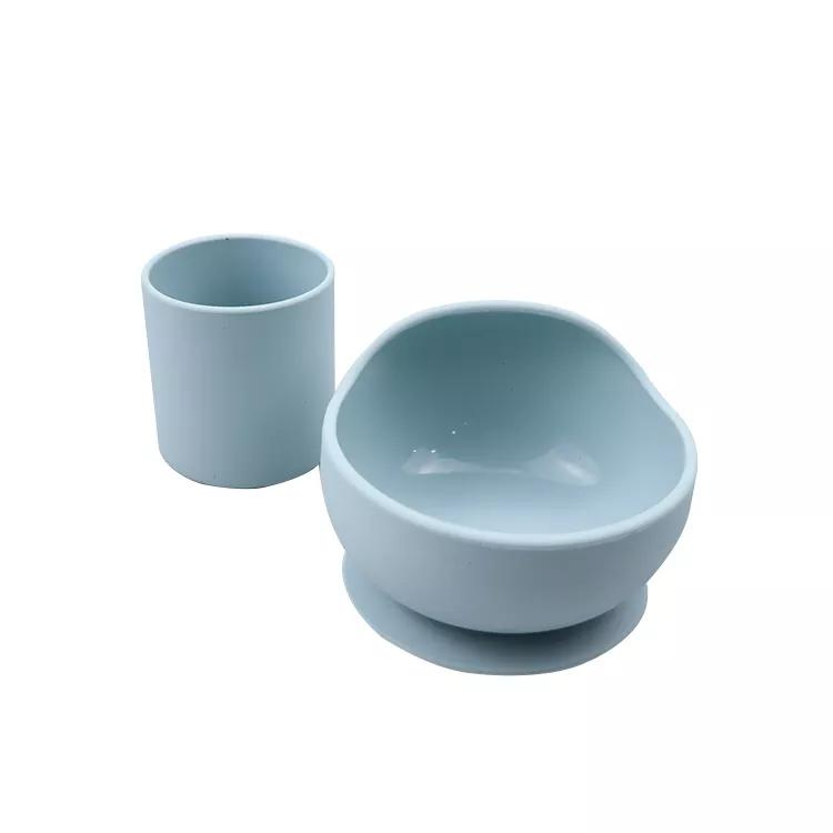 Food Grade Silicone Unbreakable Training Baby Drinking Water Cup