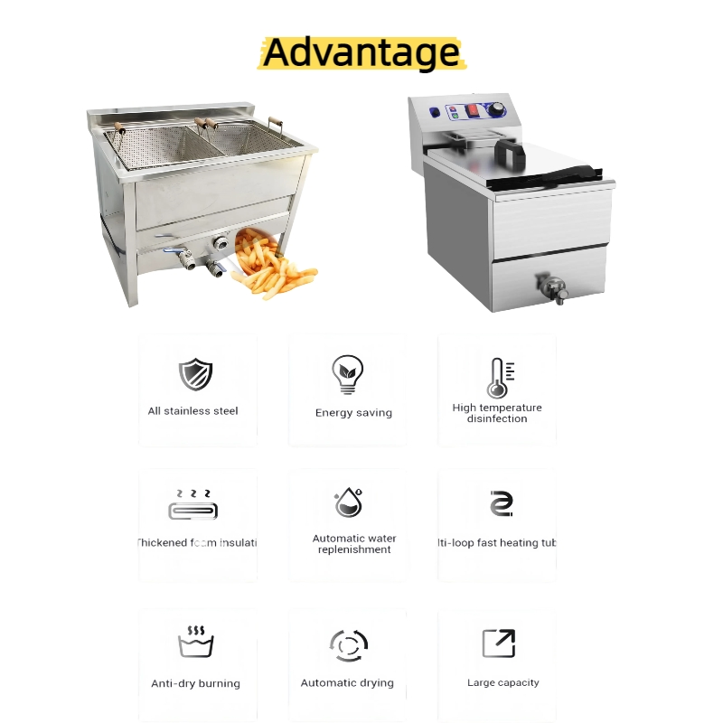 Fast Cooking French Fries Machine Saves Prep Time