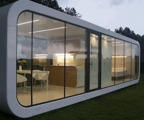 Stylish Foldable Aluminum Alloy Container House for Hotels