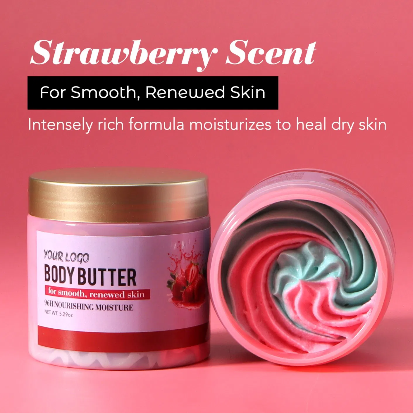 Natural Hydrating Shea Cocoa Organic Moisturizing Vegan Skincare Lotion Body Butter