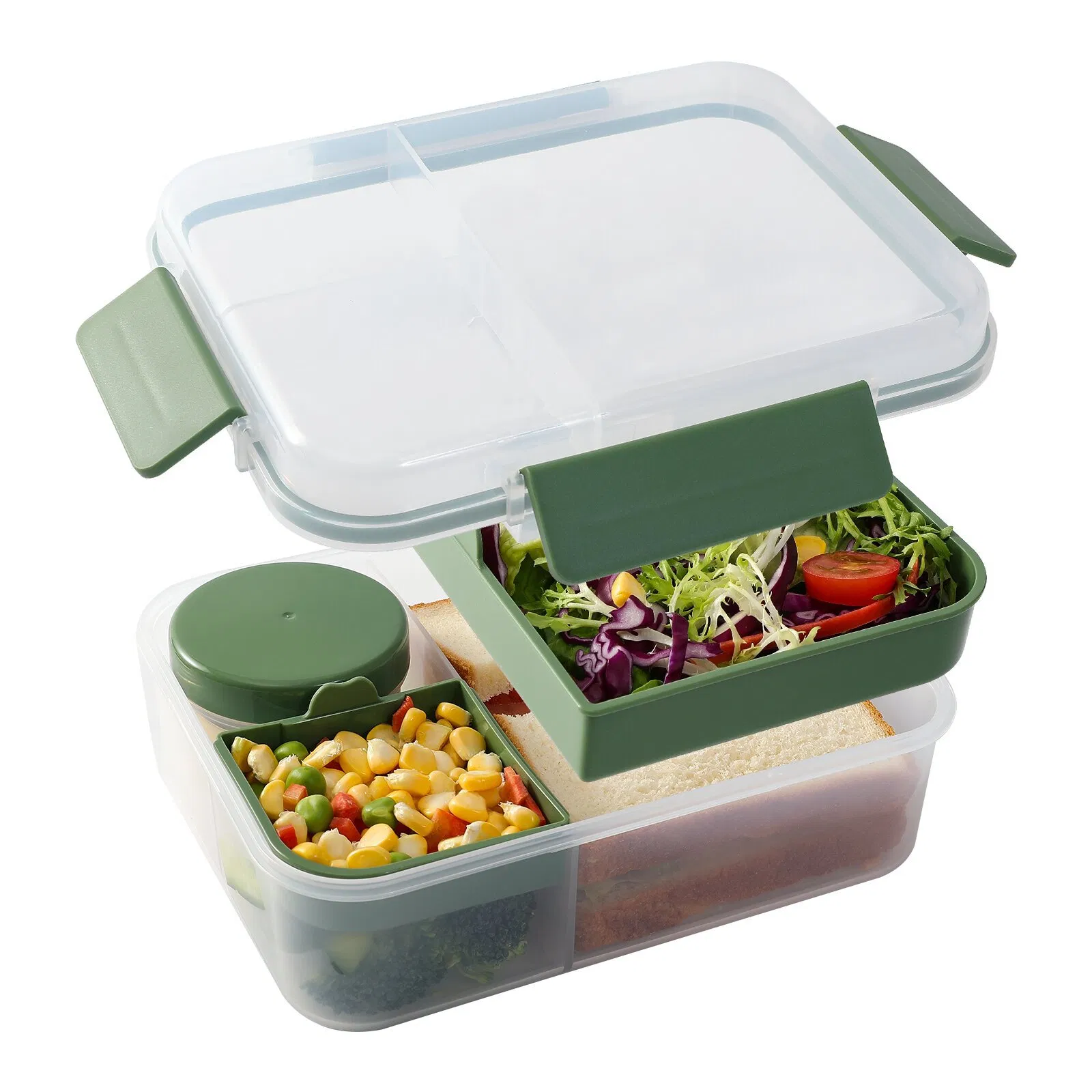 Eco-Friendly Silicone Food Storage Solutions - Crystal Clear Design
