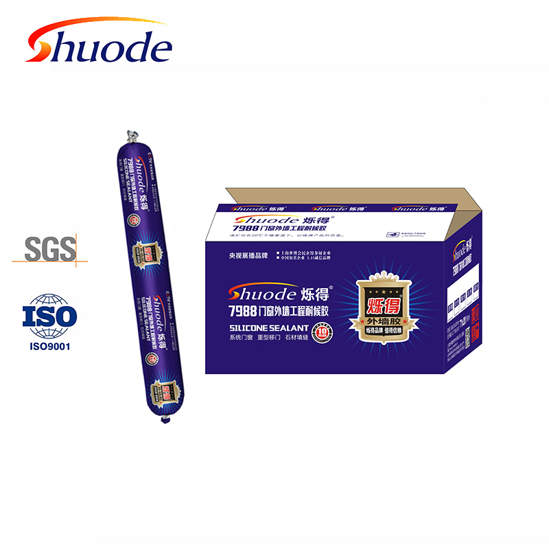 789 Roofing Silicone Sealant Waterproof Adhesive for Glass and Wood Applications