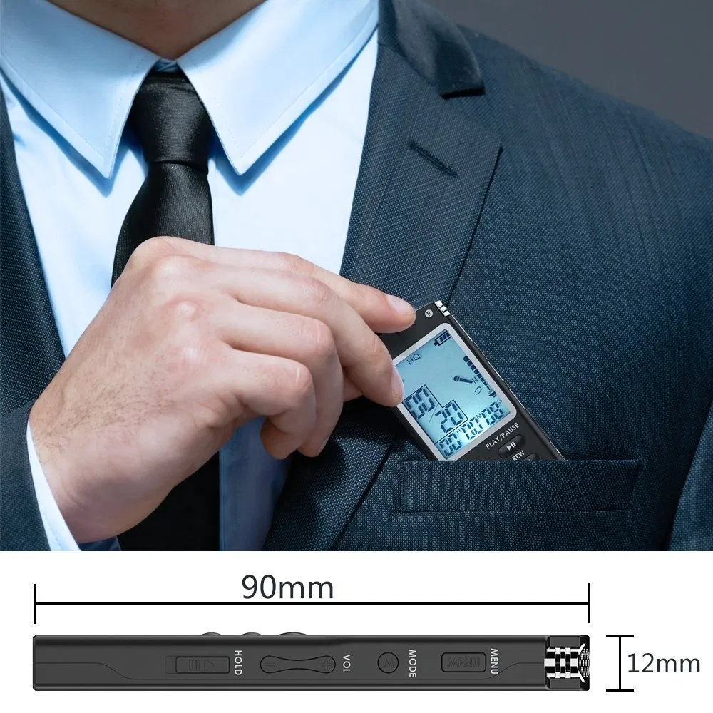 Цифровой диктофон T60 8GB с MP3-плеером и LCD дисплеем