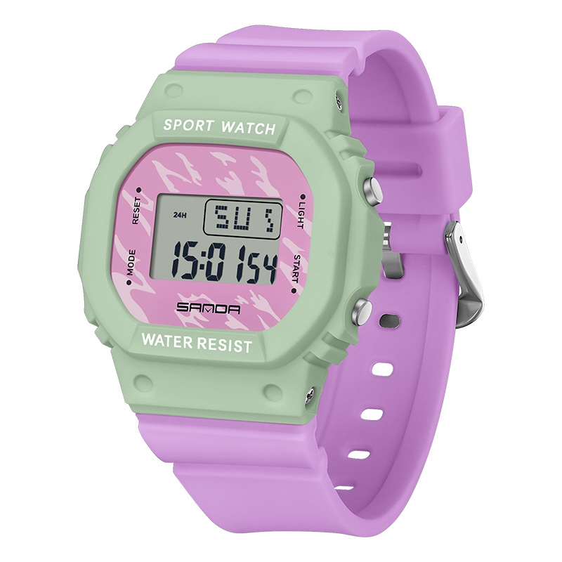 Promotional Gift PU Children Watches Luminous LED Light Kids Boys&Girls Watches