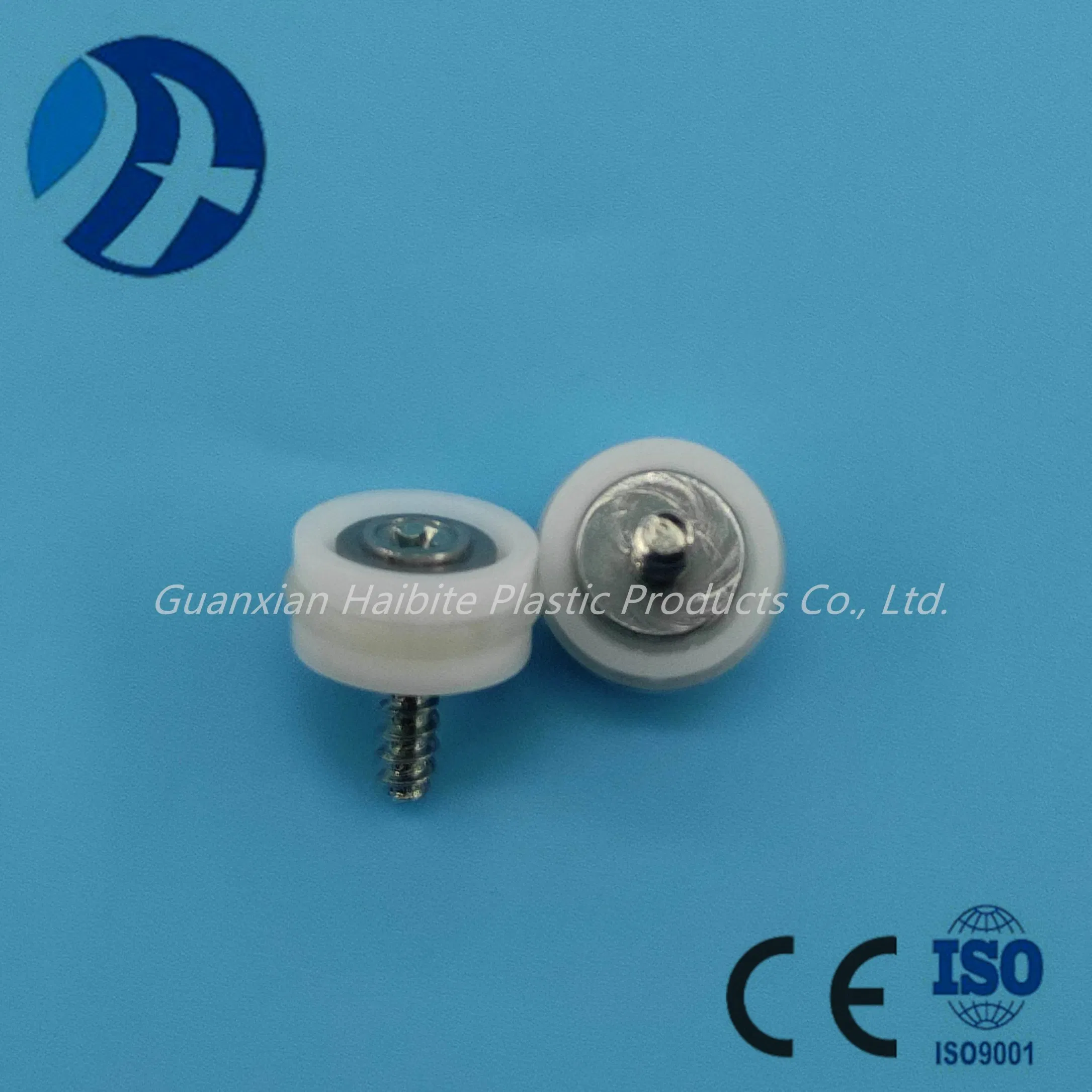 China Factory Plastic Nylon Pulley Size 10.8*15*7.5mm Plastic with Screw Roller