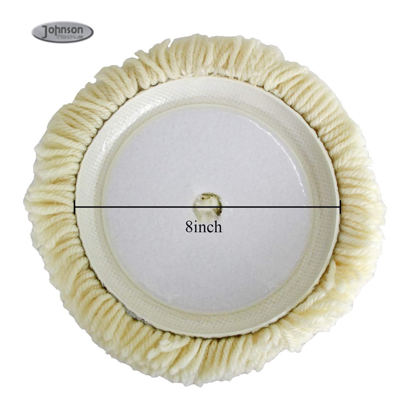 China Best 8 Inch Lambs Wool Polishing Pad/Wool Pad for Car Wax