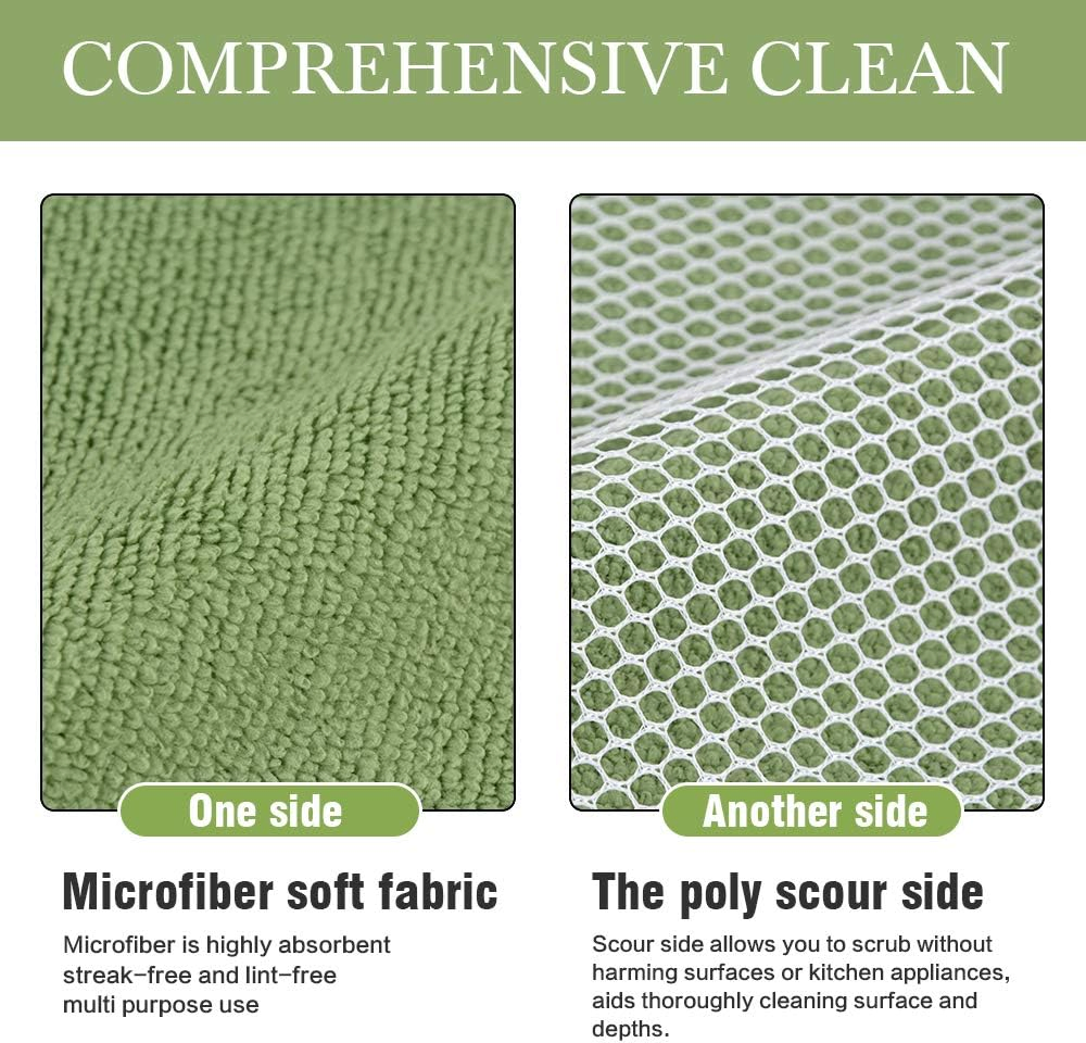 Ultra-Absorbent Kitchen Towels for Quick Drying and Scouring