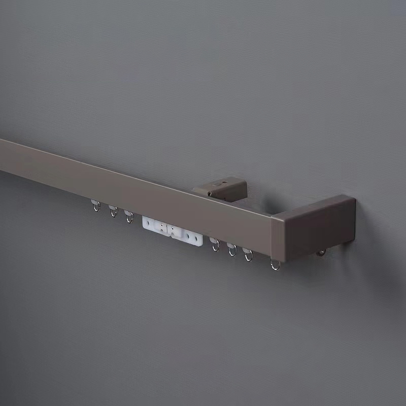 Factory Modern Ceiling Mount Single Double Aluminum Curtain Track Rails
