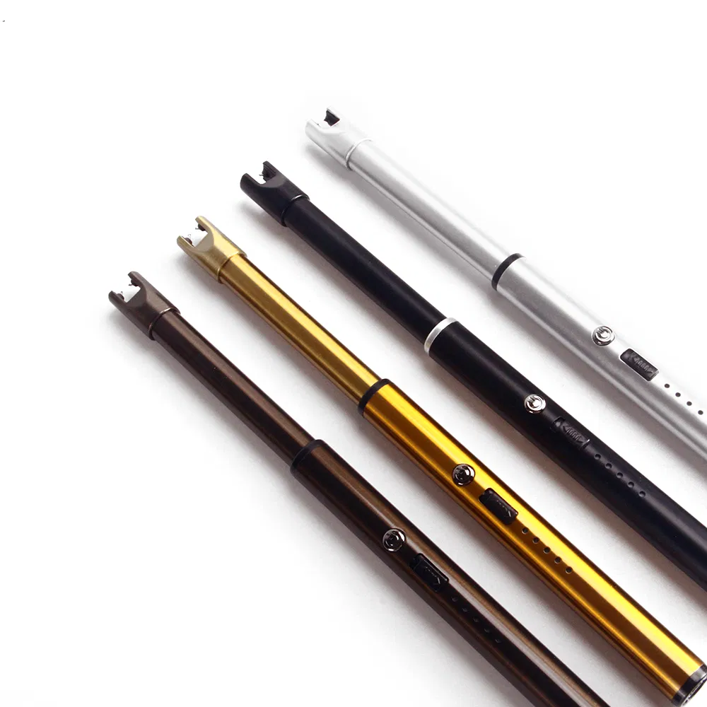 Upgraded LED Display Safety Switch Wholesale Rechargeable USB Arc Igniter for Indoor and Outdoor Fireworks Cooking